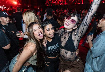 Guests posing at Cedric Gervais at Academy LA