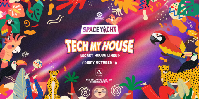 Space Yacht Tech My House Flyer