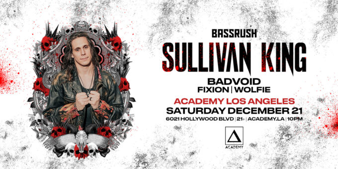 Sullivan King Event Flyer at Academy LA