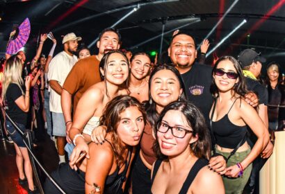 People posing at Reggaeton Rave at Academy LA