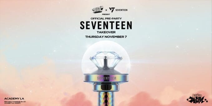 Electrik Seoul x SVT Official Pre-Party Flyer