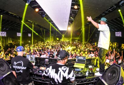 3 DJs playing at Reggaeton Rave at Academy LA