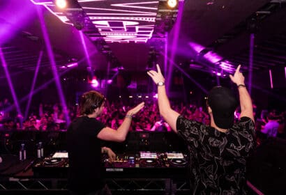 Vicetone djing at Academy LA in Hollywood club