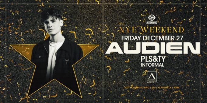 Audien NYE at Academy LA 12/27