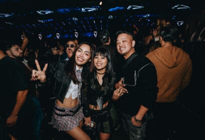 Guests posing at Nicky Romero at Academy LA in Hollywood, CA