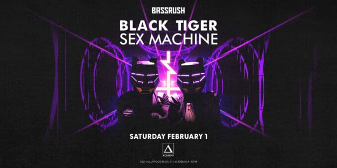 BTSM at Academy LA in Hollywood Nightclub Event Flyer 2/1/25