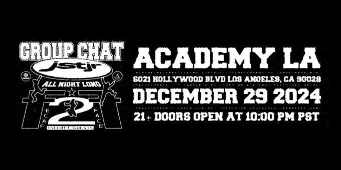 Group Chat at Academy LA in Hollywood Nightclub Event Flyer 12/29