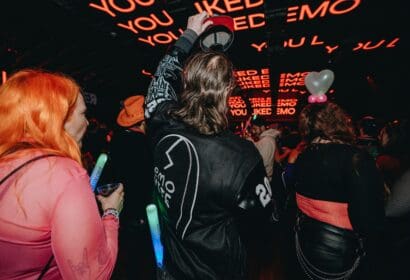 People dancing at Grave Rave Emo Nite Afterparty at Academy LA