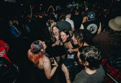 People dancing at Grave Rave Emo Nite Afterparty at Academy LA