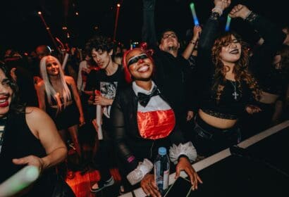 People dancing at Grave Rave Emo Nite Afterparty at Academy LA