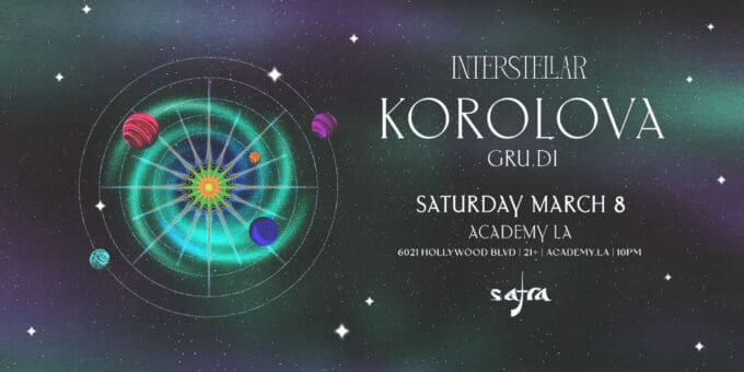 Korolova Event Flyer at Academy LA