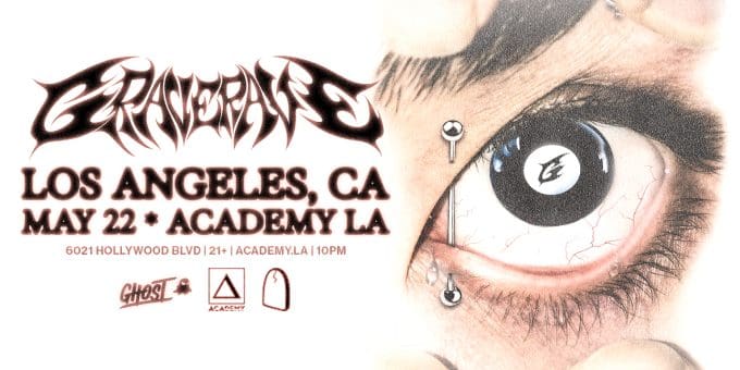 Grave Rave at Academy LA in Hollywood Nightclub Event Flyer may 22