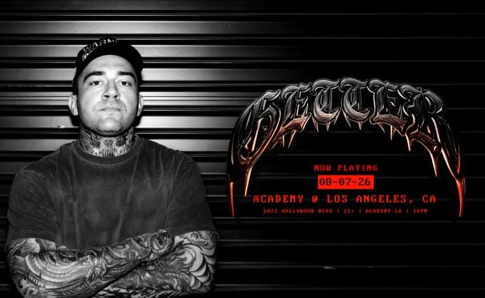 Getter at Academy LA in Hollywood Nightclub Event Flyer August 7