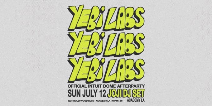 Yebi Labs Joji Dj Set